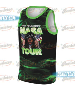 Alternative view of Young boy Never Broke Again Basketball Jersey, NBA YoungBoy Concert Tour Jersey