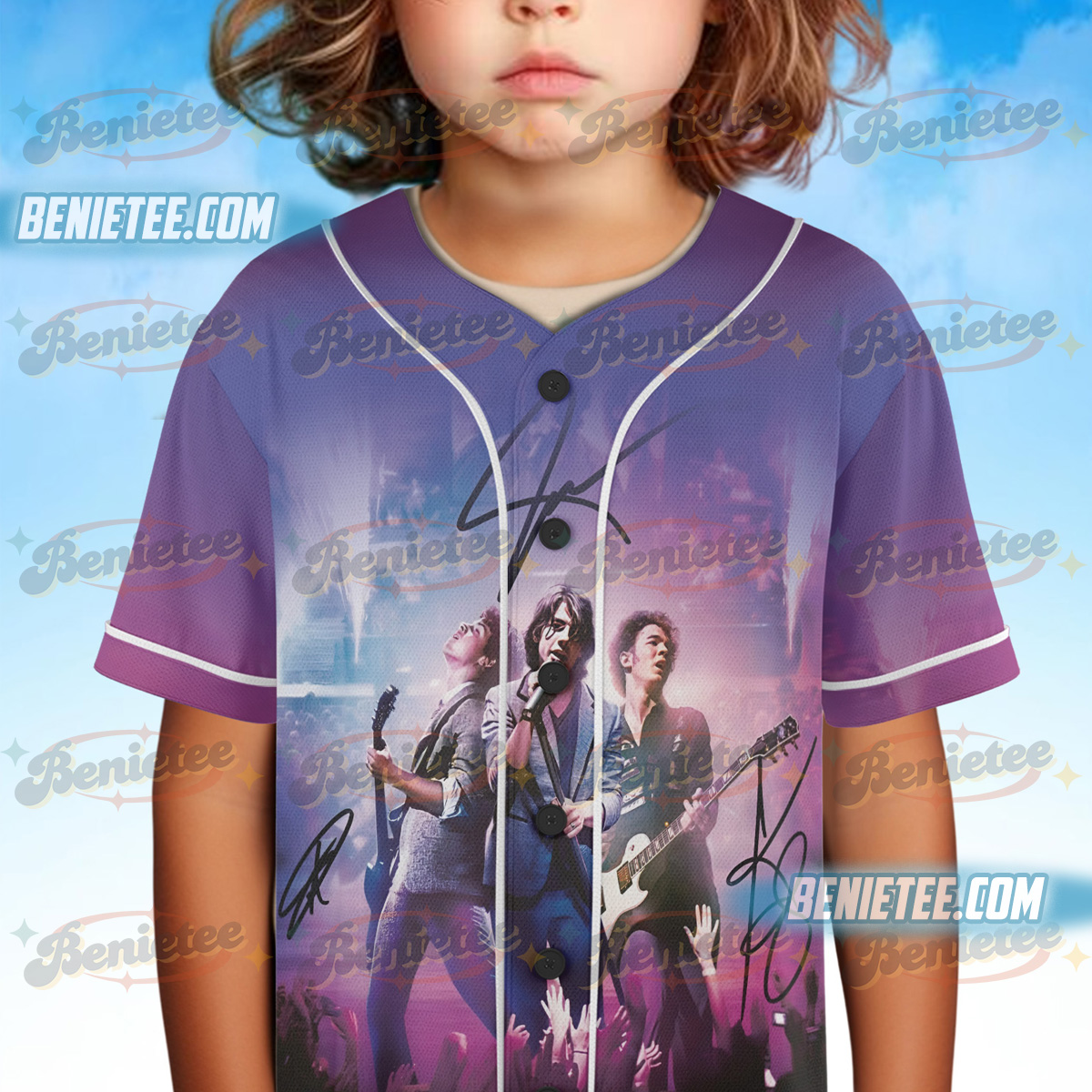 Jonas Brother Tour 2025 Baseball Jersey, Living The Dream Jersey - Image 4