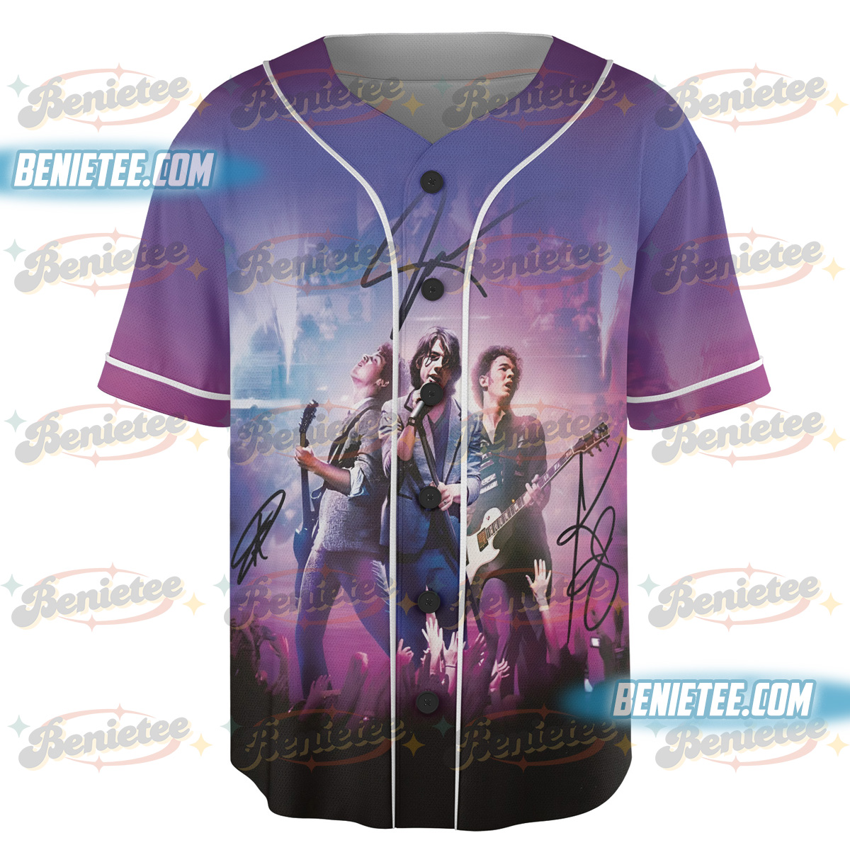Jonas Brother Tour 2025 Baseball Jersey, Living The Dream Jersey - Image 3