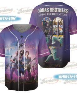Jonas Brother Tour 2025 Baseball Jersey, Living The Dream Jersey