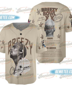 Chris Brown Breezy Bowl XX Baseball Jersey