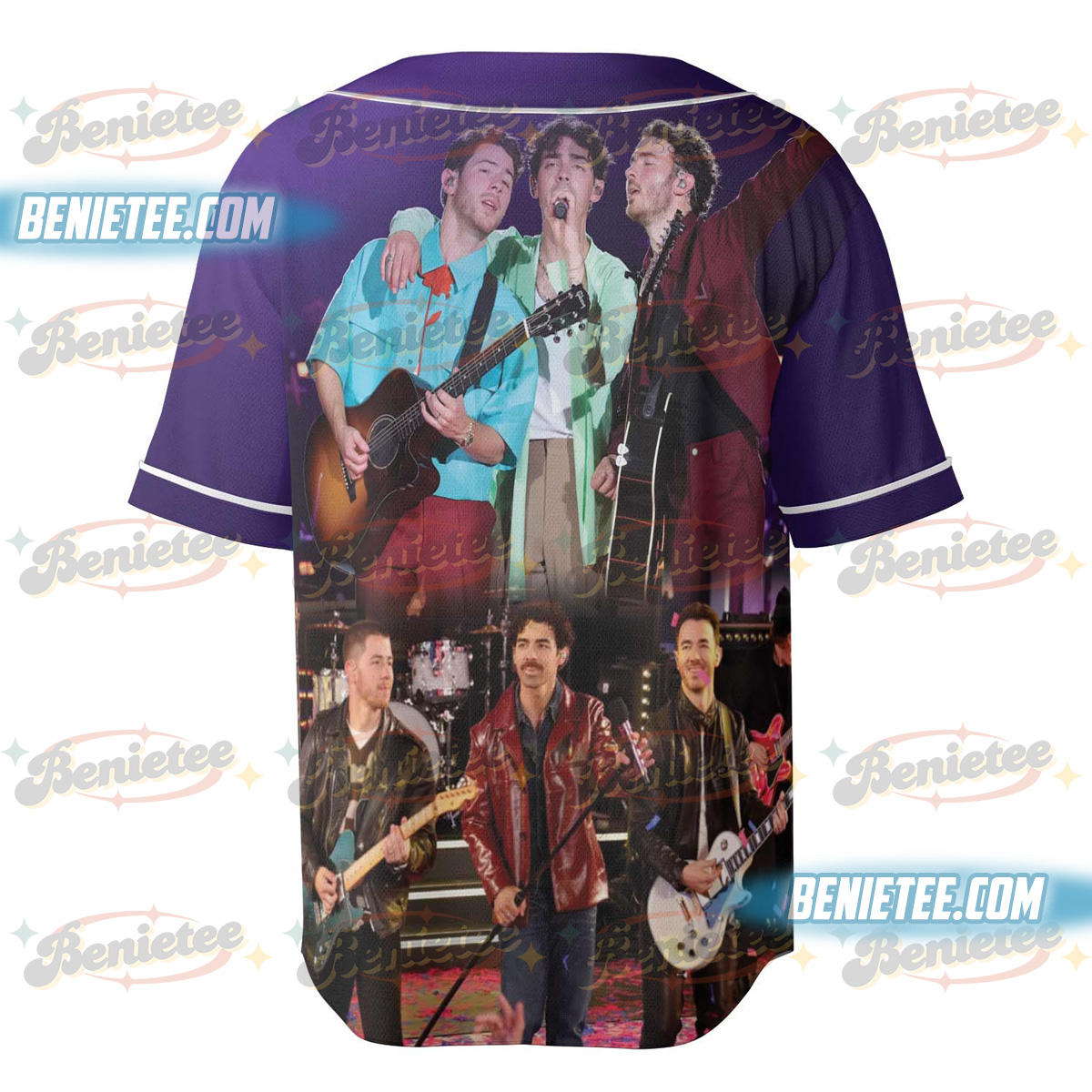 Albums Jonas Brothers Baseball Jersey, Living The Dream Tour 2025 Jersey - Image 3