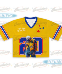 Alternative view of Personalized Chris Brown Football Jersey, Concert outfit