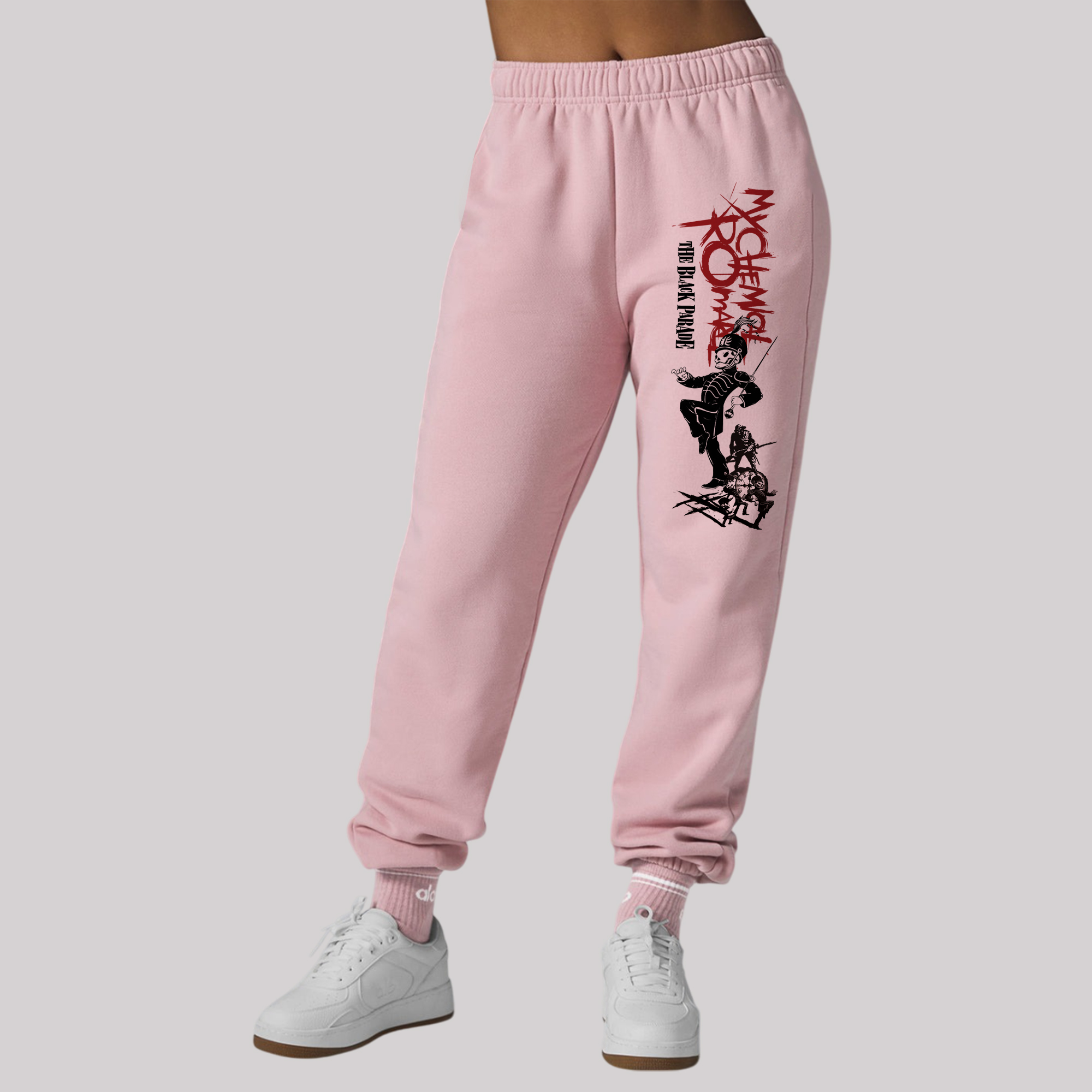 My Chemical Romance Sweatpants, 2025 Black Parade Tour MCR Band Sweatpants - Image 2