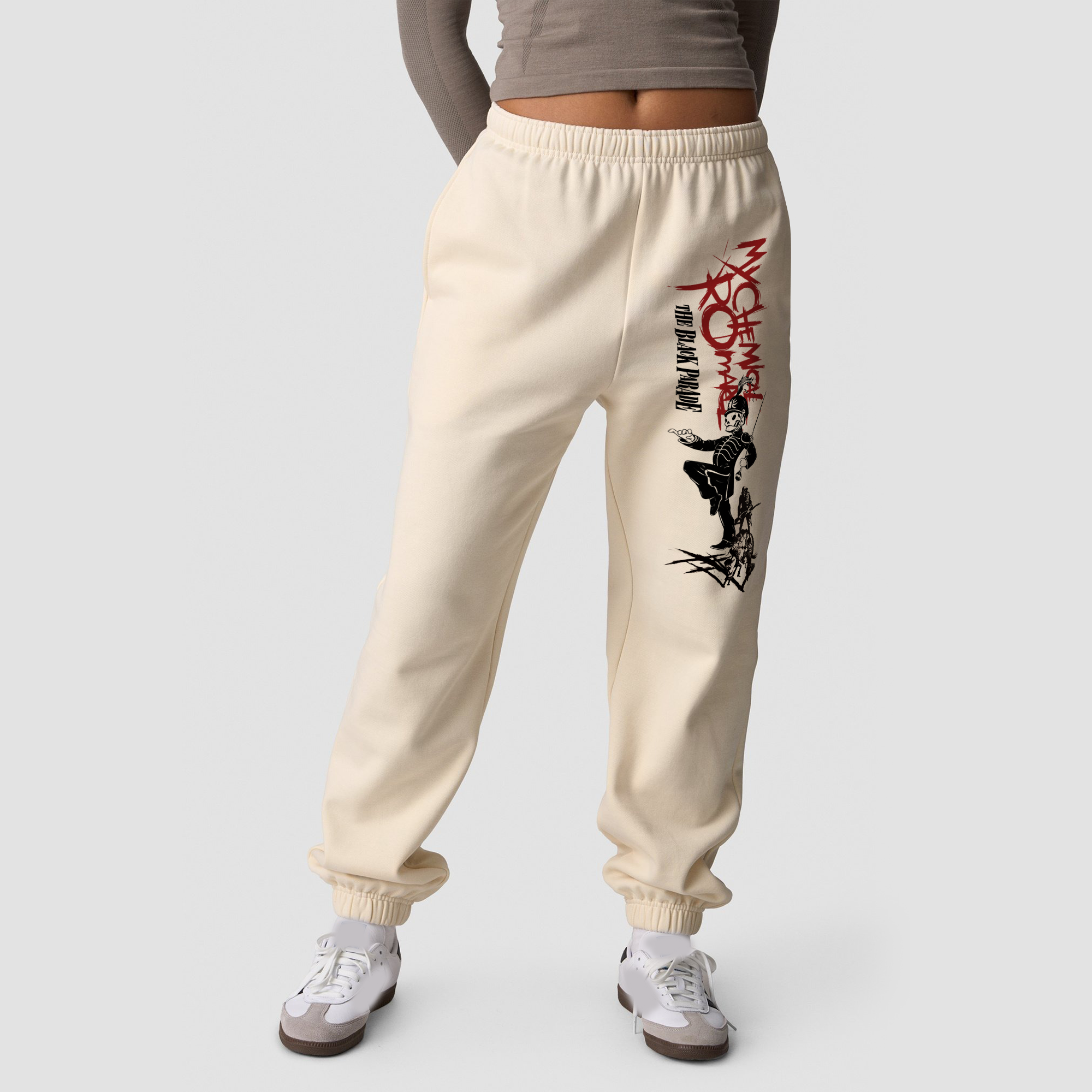 My Chemical Romance Sweatpants, 2025 Black Parade Tour MCR Band Sweatpants - Image 3