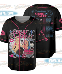 Sabrina Carpenter Short n Sweet Tour 2025 Baseball Jersey, Pop Star Concert Jersey