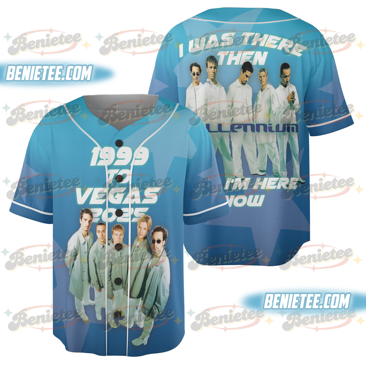 Backstreet Boys I was There Concert Baseball Jersey, Backstreet Band Tour 2025 Vintage Jersey, 1999 to Vegas 2025 Shirt - Image 6