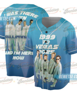Backstreet Boys I was There Concert Baseball Jersey, Backstreet Band Tour 2025 Vintage Jersey, 1999 to Vegas 2025 Shirt