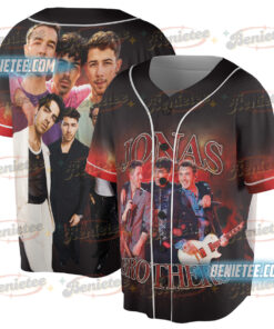 Jonas Brothers Upcycled Concert Baseball Jersey