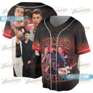 Jonas Brothers Upcycled Concert Baseball Jersey
