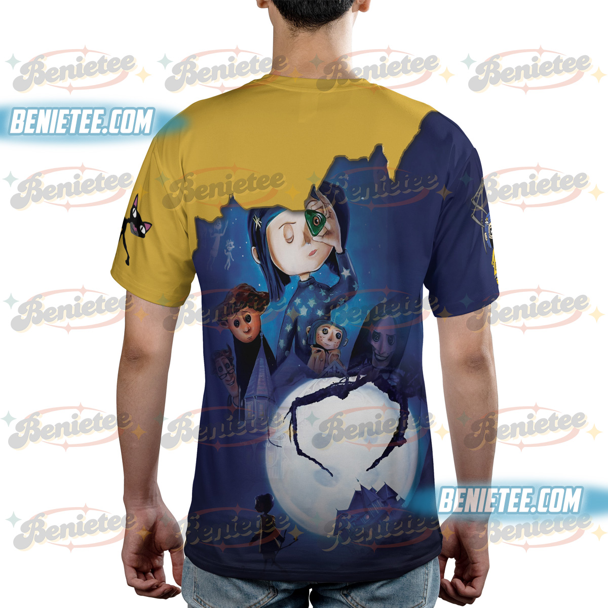 Coraline Halloween Movie T-shirt 3D - Image 4