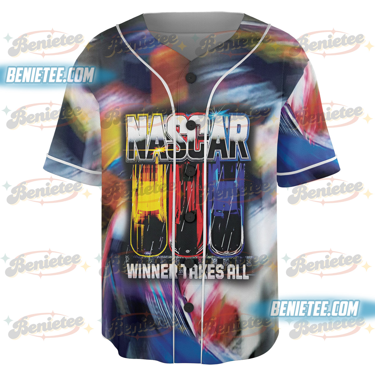 Checkered Flag Sports NASCAR 2025 Cup Series Schedule Baseball Jersey - Image 4