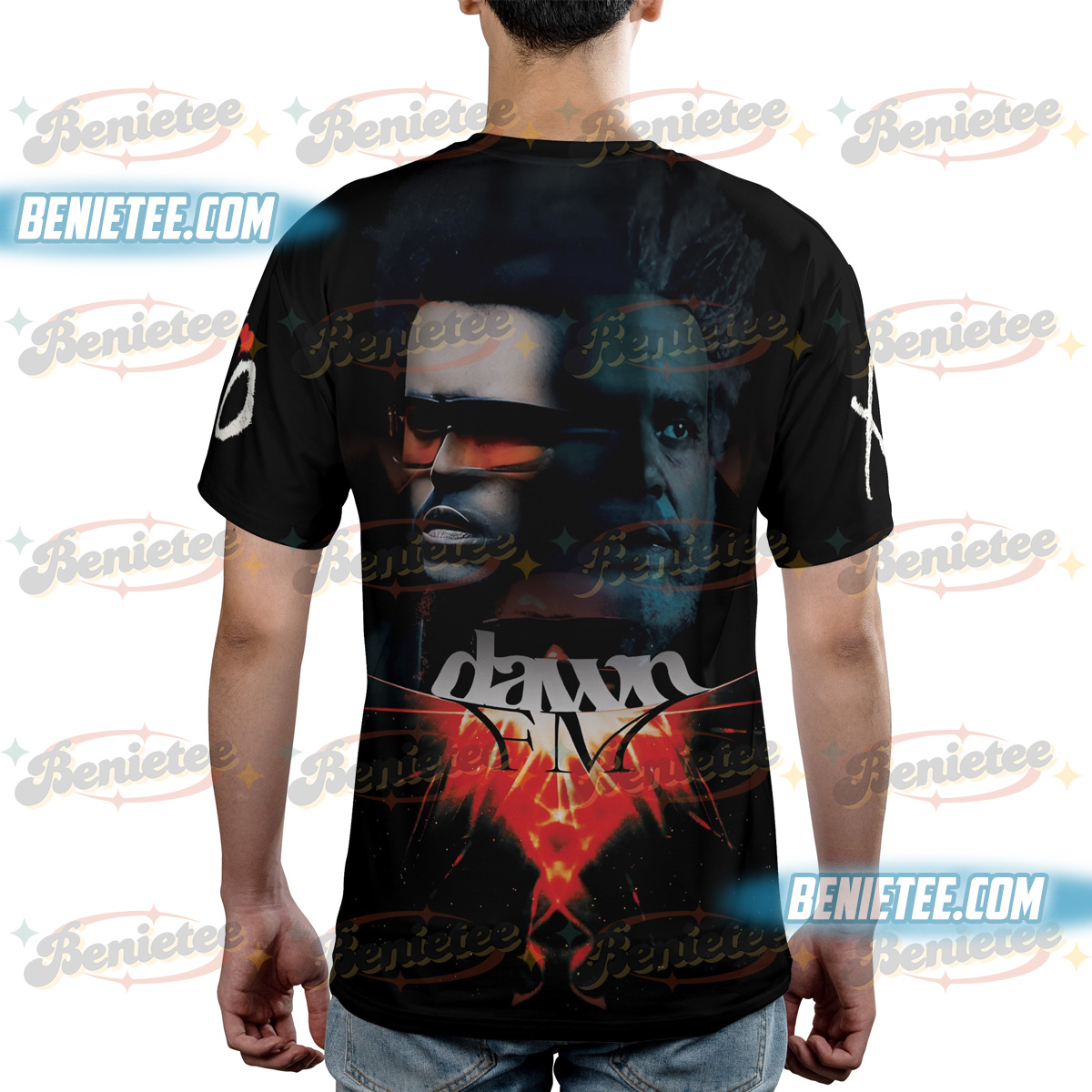 The Weeknd Poster Baseball Jersey, Concert Streetwear Jersey - Image 3