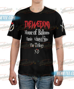 Alternative view of The Weeknd Poster Baseball Jersey, Concert Streetwear Jersey