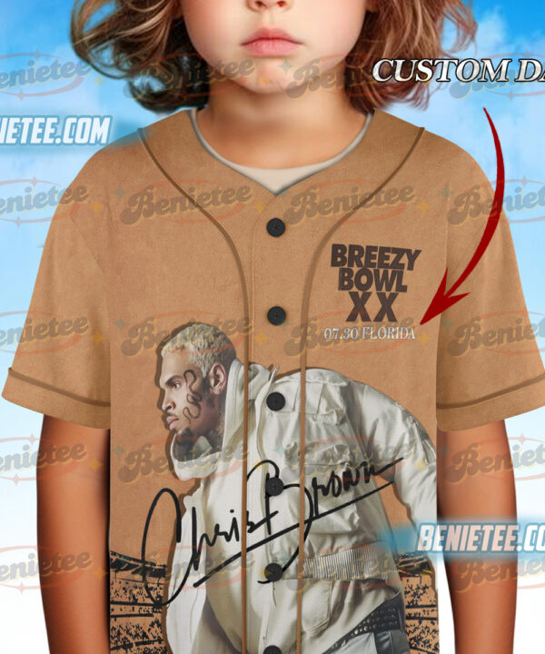 Alternative view of Personalized Breezy Bowl Tour Jersey, Custom Breezy Bowl XX 2025 Shirt