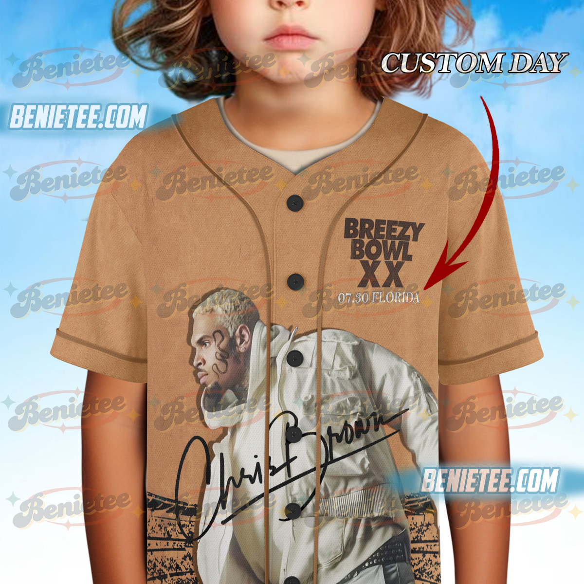 Personalized Breezy Bowl Tour Jersey, Custom Breezy Bowl XX 2025 Shirt - Image 2
