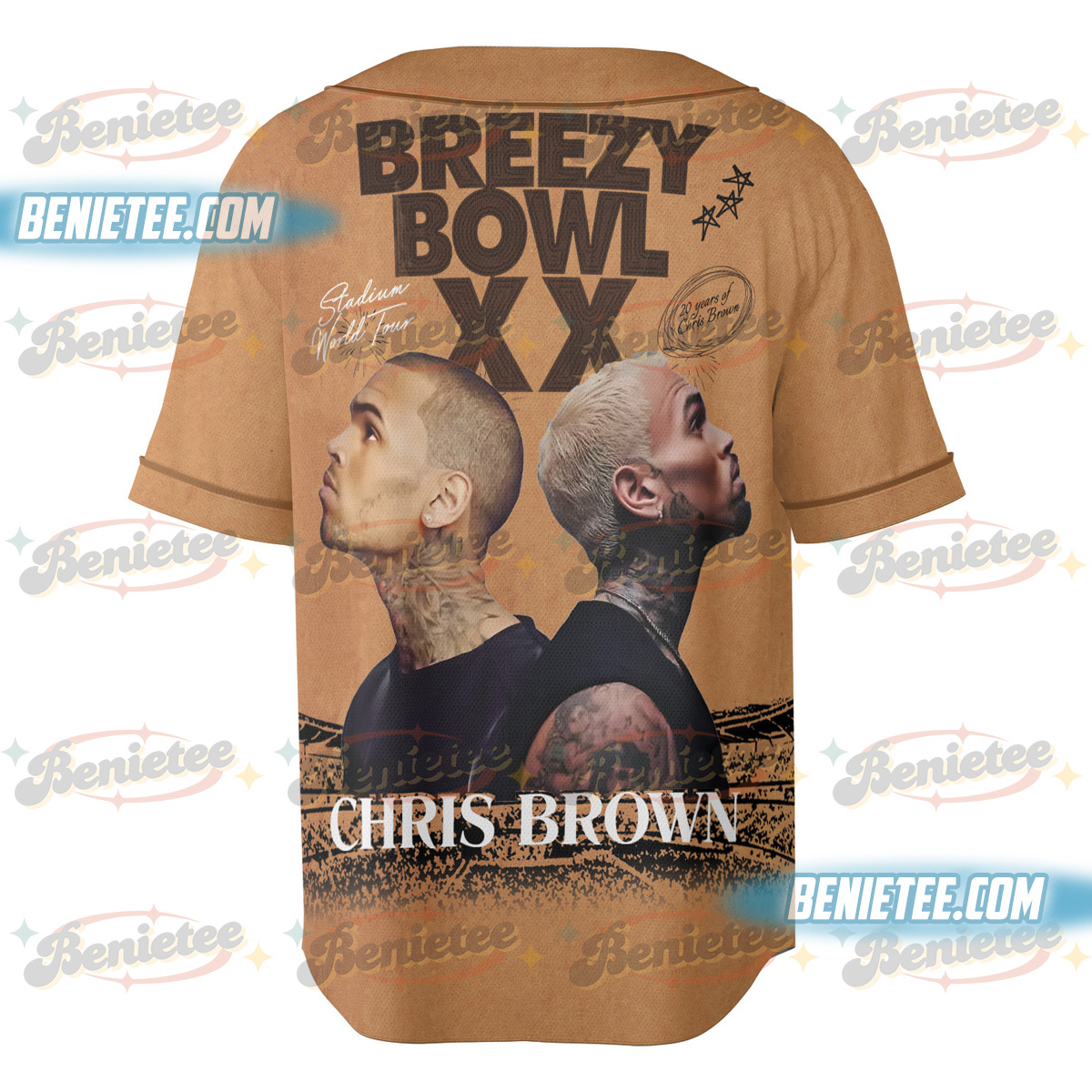 Personalized Breezy Bowl Tour Jersey, Custom Breezy Bowl XX 2025 Shirt - Image 3
