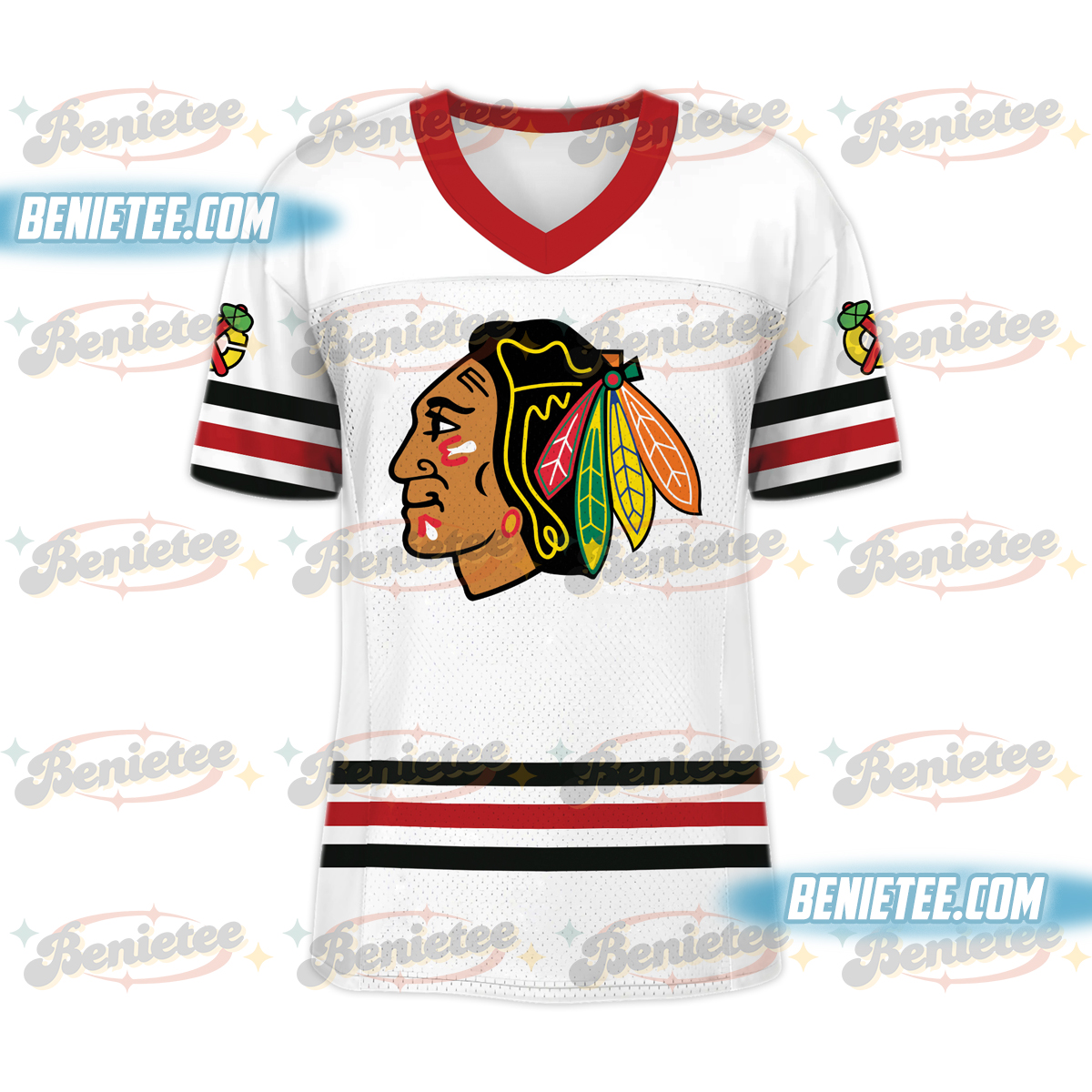 Black Hawk Unisex Christmas Vacation Football Jersey, Griswold Jersey, Christmas Gift, Retro Christmas, Clark Griswold, Christmas Vacation Drifit Jersey - Image 2