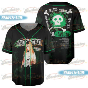 Avril Lavigne Greatest Hits Tour 2025 Baseball Jersey, Avril Lavigne Vintage Jersey
