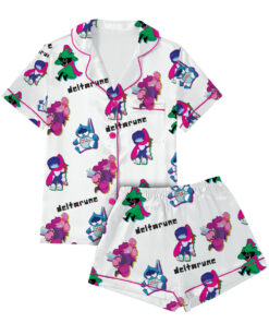 Alternative view of Deltarune Character Pajamas Set Short, Kris, Susie, Ralsei & Lancer