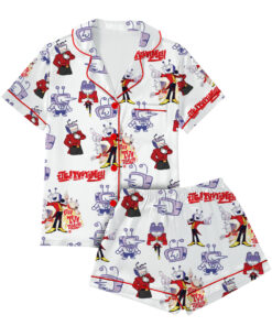 Alternative view of Tenna It’s TV Time Meme Set Pajamas Short, Tenna Deltarune T-Shirt, Funny Tenna Fan Tee, Funny Tenna Shirt