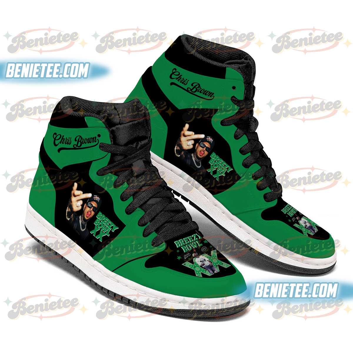 Personalized Chris Brown Football Jersey Crop Top And Shoes Set, Chris Brown Jersey, Chris Brown Shoes - Image 2