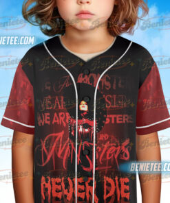 Alternative view of Lady Gaga Monsters Never Die Baseball Jersey, A Must-Have for The Mayhem Ball Tour Fans Authentic Plus Jersey