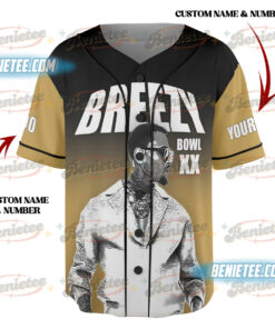 Alternative view of Custom Name - Number Chris Brown Jersey, Custom Tour Chris Brown 2025 Baseball Jersey