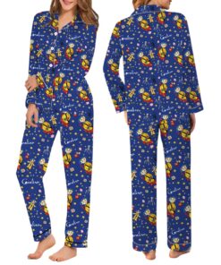 Coraline Pajamas Set Long, Halloween Coraline Pajamas, Vintage Halloween Coraline Shirt, Funny Cartoon Shirt