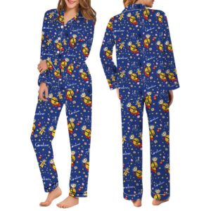 Coraline Pajamas Set Long, Halloween Coraline Pajamas, Vintage Halloween Coraline Shirt, Funny Cartoon Shirt