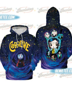 Coquette Halloween Hoodie 3D, Bow Movie Eyes 3D, Fantasy Horror Movie Tee, Scary Movie Fan Shirt, Halloween Cartoon Character T-shirt