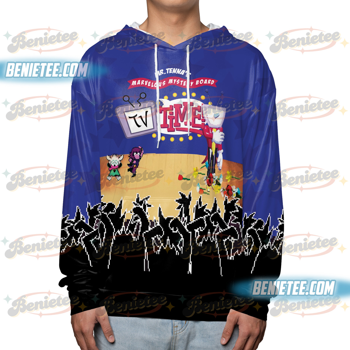 Tenna Deltarune ITS TV TIME Game Hoodie 3D, Deltarune Shirt - Image 2