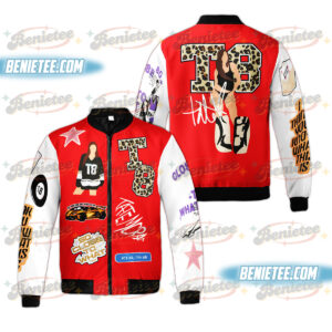 T8 McRae Bomber Jacker, T8 Jacker, Tate McRae 2025 Concert Tee, T8 Tate McRae Miss Possessive Graphic tee