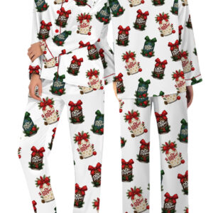 Christmas Dr Pepper Pajamas Set Long, Festive Holiday Tee, Xmas Gift, Trendy Christmas Soda Tshirt, Retro Soda Can Shirt Gift