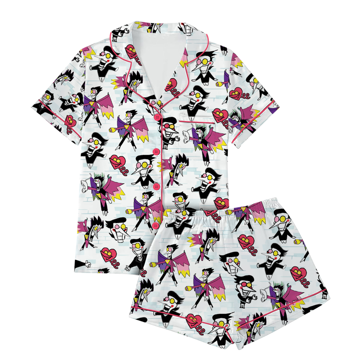 Deltarune Graphic Pajamas Set Short, Cool Undertale Inspired Pajamas - Image 2