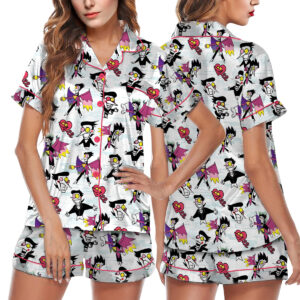 Deltarune Graphic Pajamas Set Short, Cool Undertale Inspired Pajamas