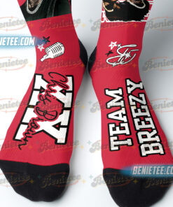 Alternative view of 2025 Breezy Bowl XX Tour Socks, Vintage Chris Brown Tour Socks