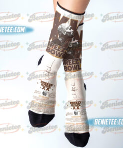 Retro 2025 Breezy Bowl XX Tour Socks, Chris Brown Tour Socks