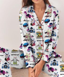 Deltarune Pixel Art Pajamas Set Long, Retro Gaming Tee, Toby Fox Fan Gift, RPG Game Apparel, Everyday Gamer Wear