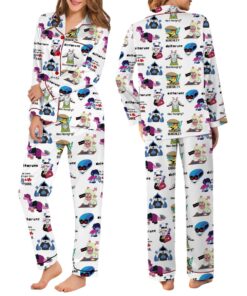 Alternative view of Deltarune Pixel Art Pajamas Set Long, Retro Gaming Tee, Toby Fox Fan Gift, RPG Game Apparel, Everyday Gamer Wear