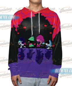 Alternative view of Kris Susie Ralsei Gaming Shirt 3D, Deltarune Hoodie 3D