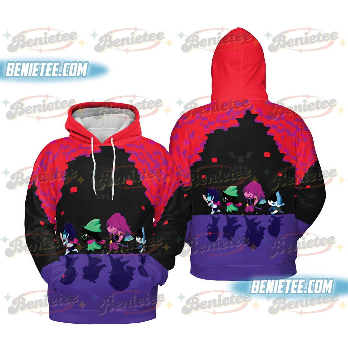 Kris Susie Ralsei Gaming Shirt 3D, Deltarune Hoodie 3D