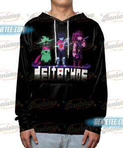Alternative view of Deltarune Game Shirt 3D, Kris, Tenna, Berdly, Ralsei, Starwalker It’s TV Time Meme Hoodie 3D DTG Video Game, Unisex Gamer Matching Gift Shirt