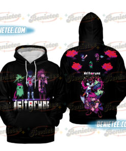 Deltarune Game Shirt 3D, Kris, Tenna, Berdly, Ralsei, Starwalker It’s TV Time Meme Hoodie 3D DTG Video Game, Unisex Gamer Matching Gift Shirt
