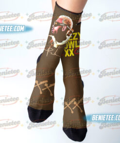 Chris Brown Tour Socks, Breezy Bowl XX Socks