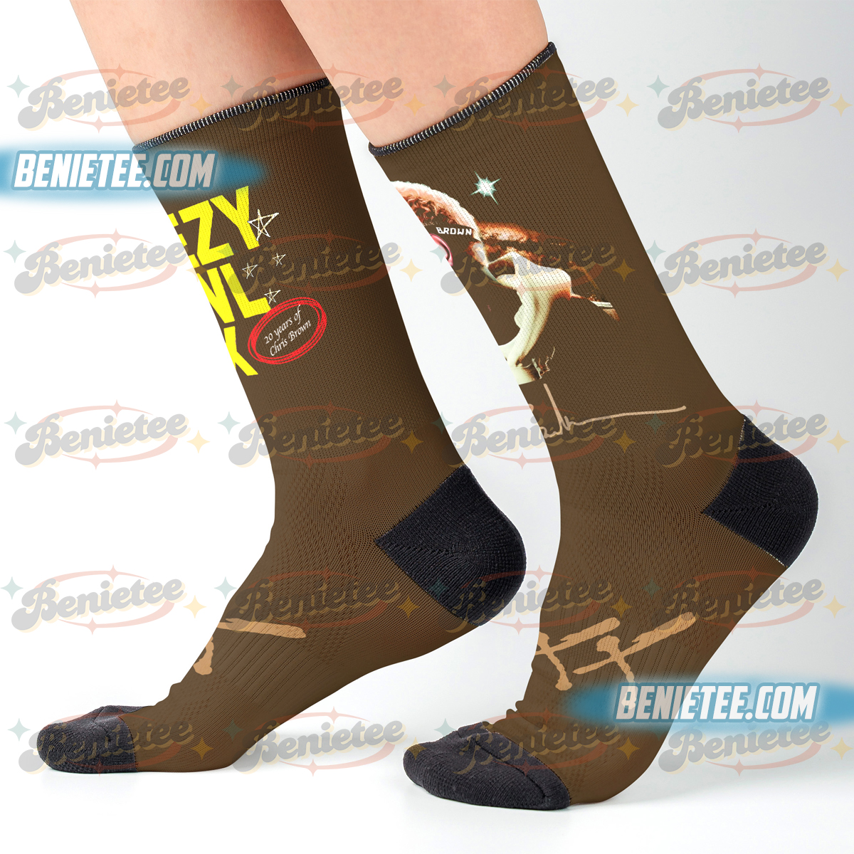 Chris Brown Tour Socks, Breezy Bowl XX Socks - Image 2