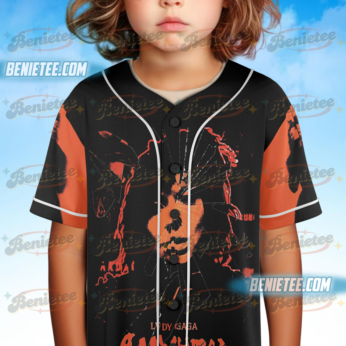 Mayhem Album Baseball Jersey, Lady Concert Tee Gaga Jersey - Image 3