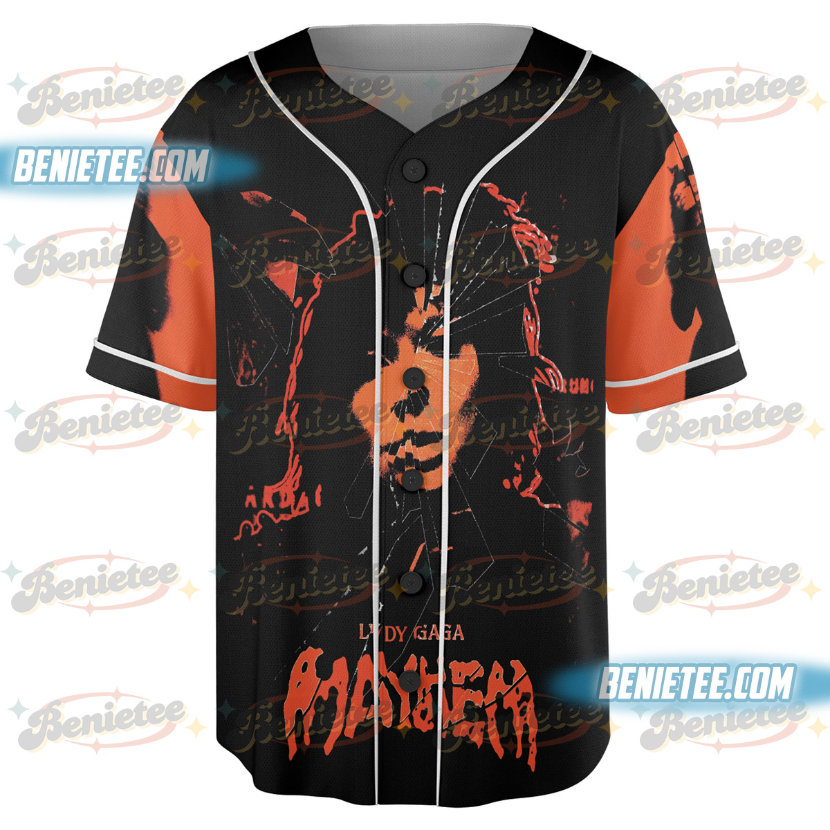 Mayhem Album Baseball Jersey, Lady Concert Tee Gaga Jersey - Image 6