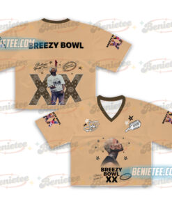 Alternative view of Personalized Chris Brown Football Jersey Crop Top And Shoes, Socks Set, Chris Brown Jersey, Chris Brown Shoes + Socks