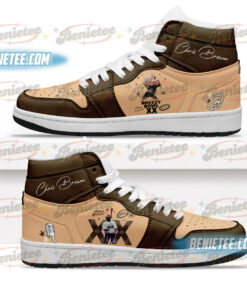 Vintage Chris Brown Breezy Bowl XX Shoes, Custon Chris Brown For Fans, Breezy Bowl Gift For Fan